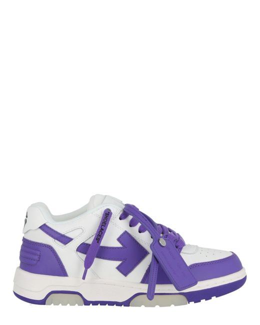 Off-White c/o Virgil Abloh Purple Out Of Office Low-top Sneakers