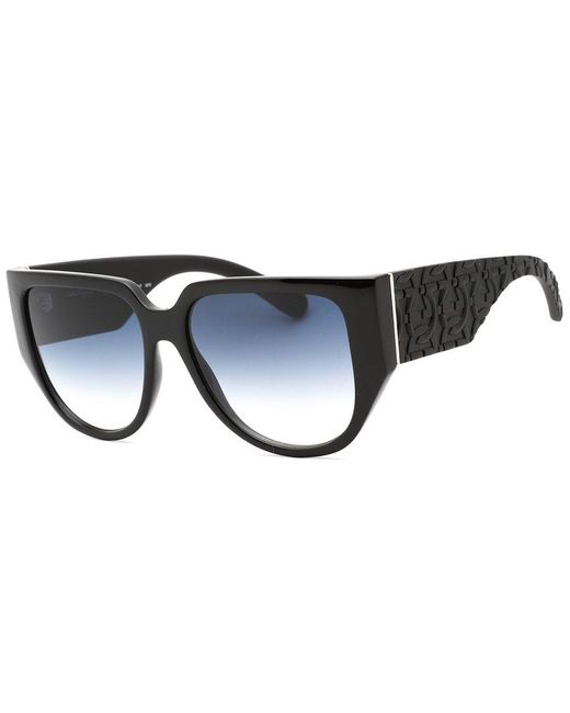 Ferragamo Blue Sf1088se 57mm Sunglasses