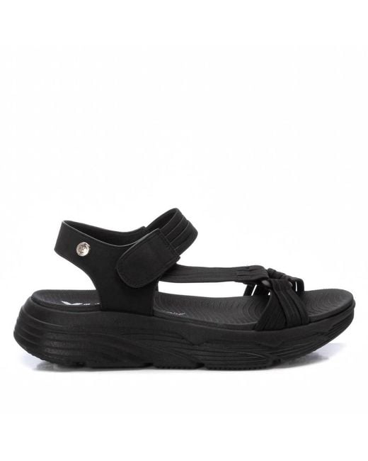 Xti Black Casual Sandals