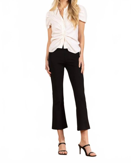 Avenue Montaigne Black Leo Pants Freedom Stretch