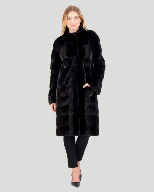 Gorski Black Mink Short Coat
