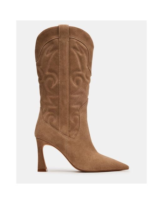 Steve Madden Brown Holster Sand Suede