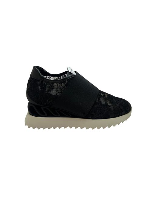 Le Silla Black Reiko Wave Sneaker