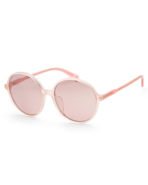 Longchamp Pink 59 Mm Sunglasses Lo607sk-691