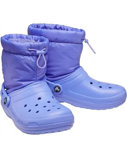 CROCSTM Blue Classic Lined Neo Puff Boot for men