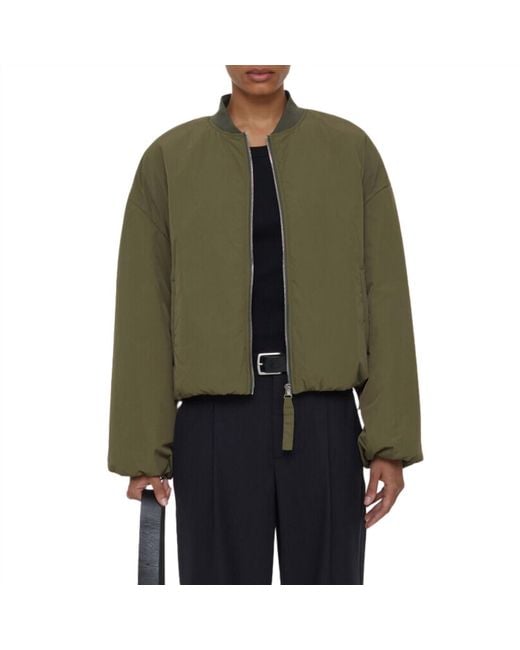 Closed Green Bomber Jacket