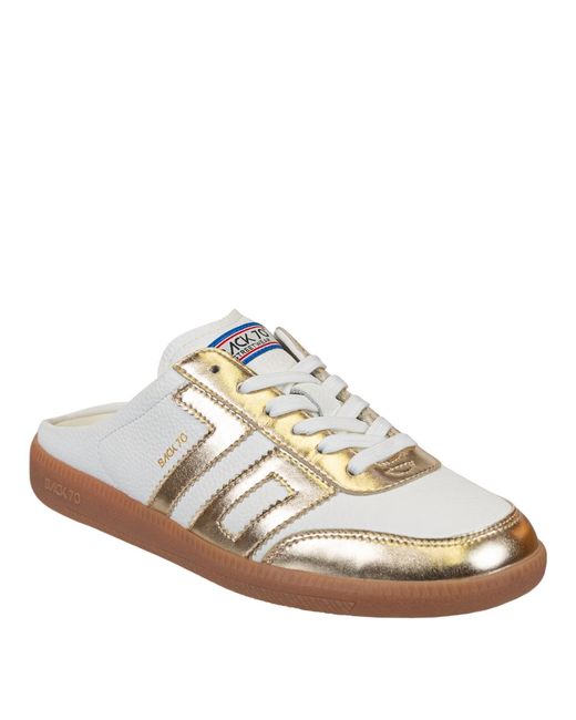 Back 70 White Easter Backless Sneakers