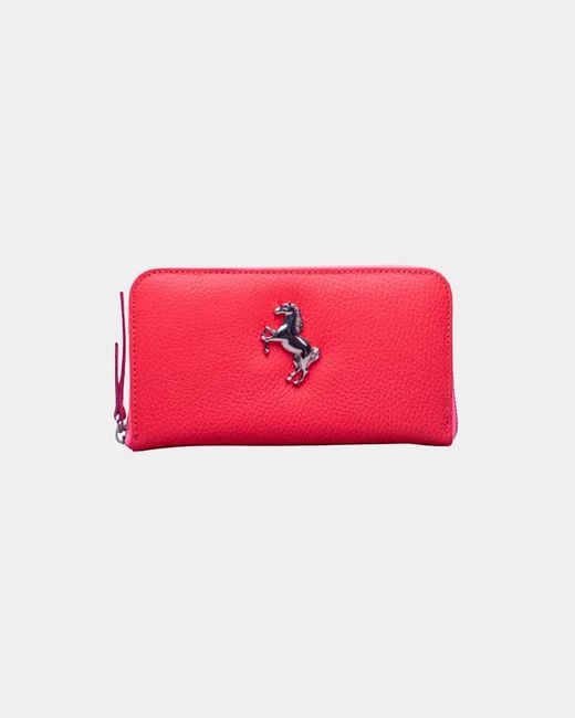 TENTROYA Pink Zippered Wallet
