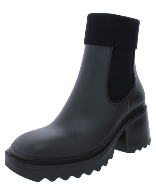 Circus by Sam Edelman Kala Pull On Square Toe Chelsea Boots in Black Lyst