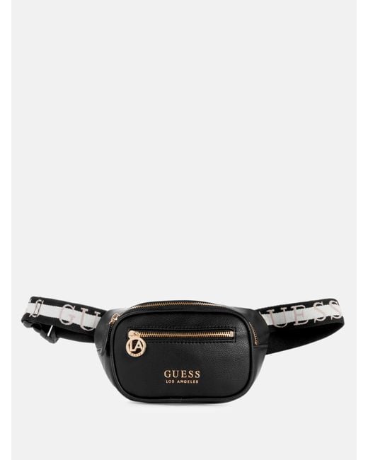 Black guess fanny pack best sale