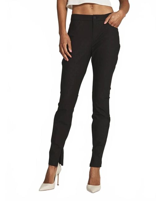 7 Diamonds Black Infinity Ankle Zip Pant