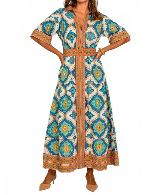 elizabeth and james blue dress Electric Blue Sharara Set XS main image 0