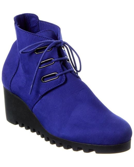 Arche Blue Larela Leather Bootie