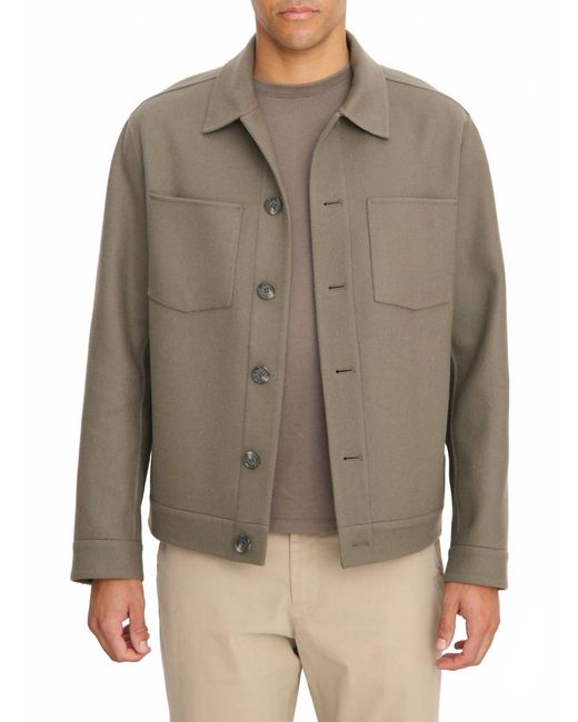 Vince Brown Splittable Shop Jacket for men