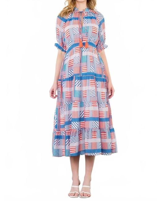 Thml White Ruffle Maxi Dress