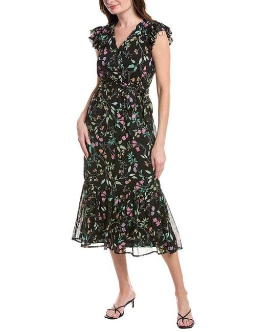 Sam Edelman Green Flutter Maxi Dress