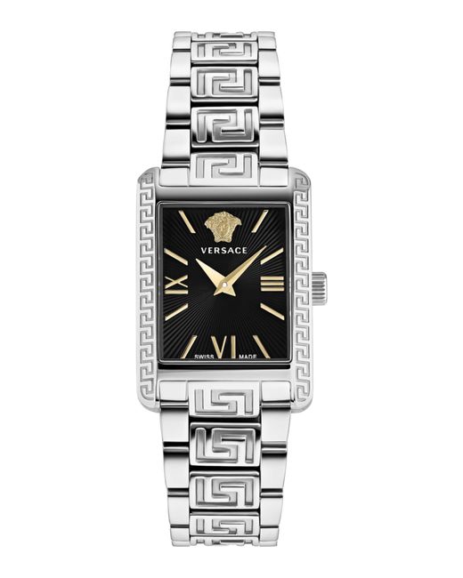 Versace White 23X33Mm Tonneau Watch With Bracelet Strap