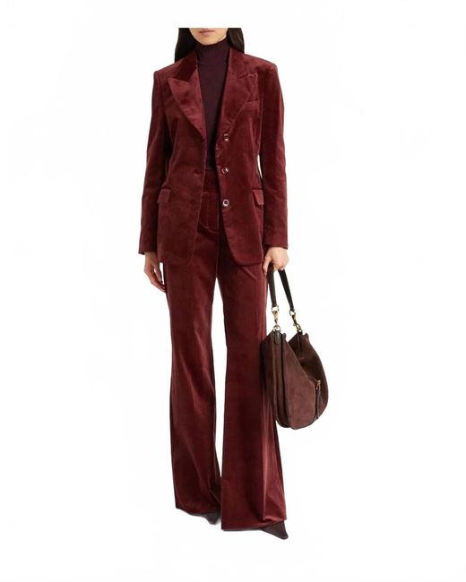Dorothee Schumacher Red Twisted Structure Jacket