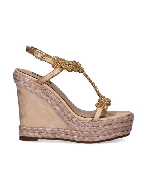 Exe' Metallic Nadia Wedge Sandal