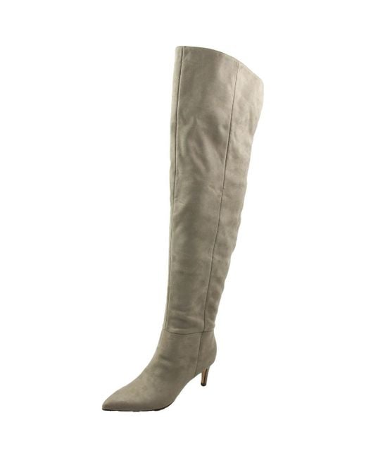 Nine West Brown Sensa 3 Faux Leather Tall Over-The-Knee Boots