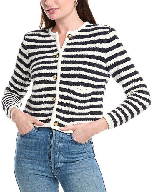 Ba&sh Blue Gaspard Cardigan