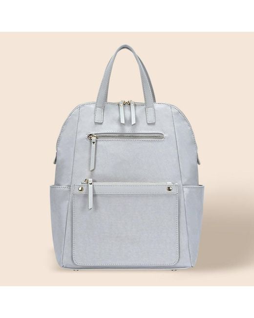 Fashnzfab Gray Solid Trolley Sleeve Backpack Bag