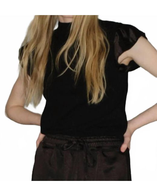 Melissa Nepton Black Mika Top