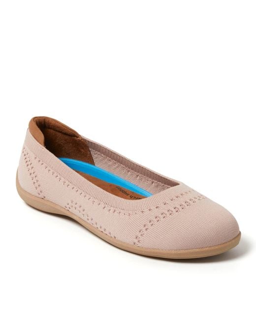 Dearfoams Green Misty Ballet Flat