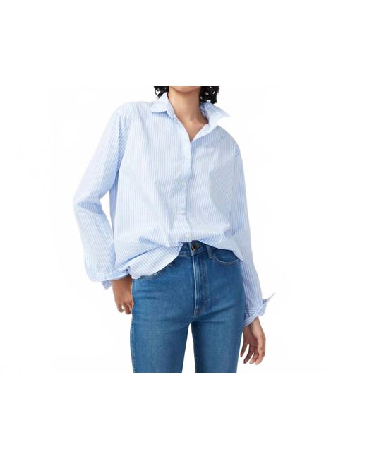 Kule Blue Hutton Oversized Shirt