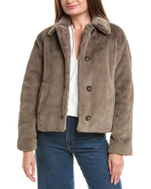 Vince Women's Brown Trucker Jacket