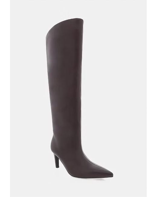 Billini White Whimsy Knee High Boots