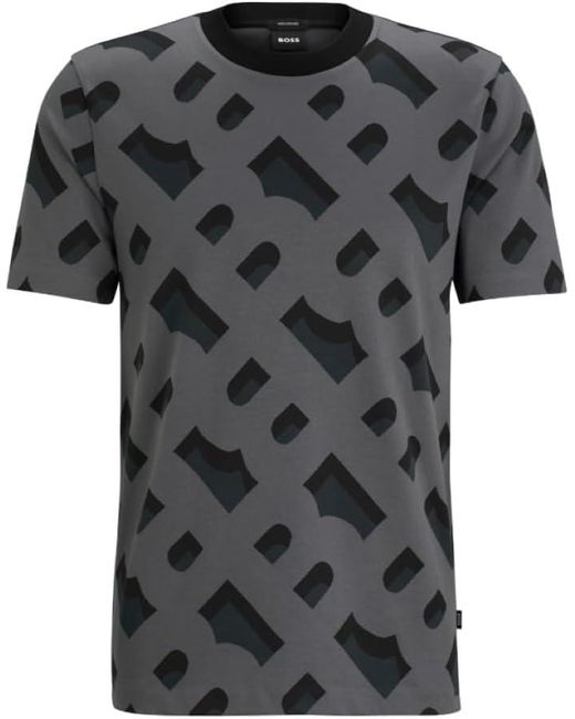 Boss Black Tiburt 419 Logo Crew Neck T-shirt for men