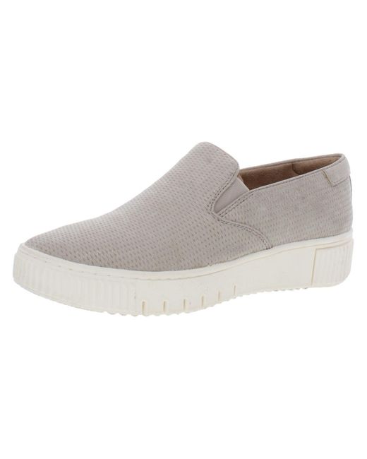SOUL Naturalizer Tia Faux Leather Comfort Slip-on Sneakers in Gray | Lyst