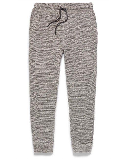Faherty Brand Gray Whitewater Sweatpant for men