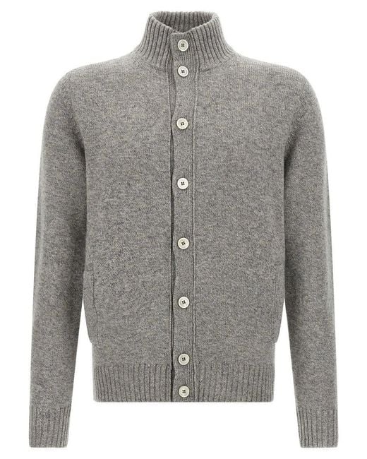 ZANONE-chioto／YAK wool zanone-grey-Chioto-Cardigan.jpeg