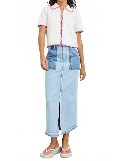 Rails Blue Maliah Top