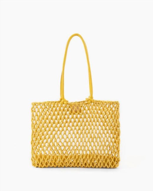 Clare V. Yellow Sandy Tote Bag