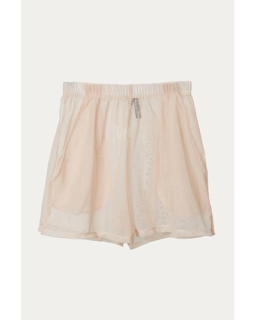 Beth Richards Natural Mesh Short