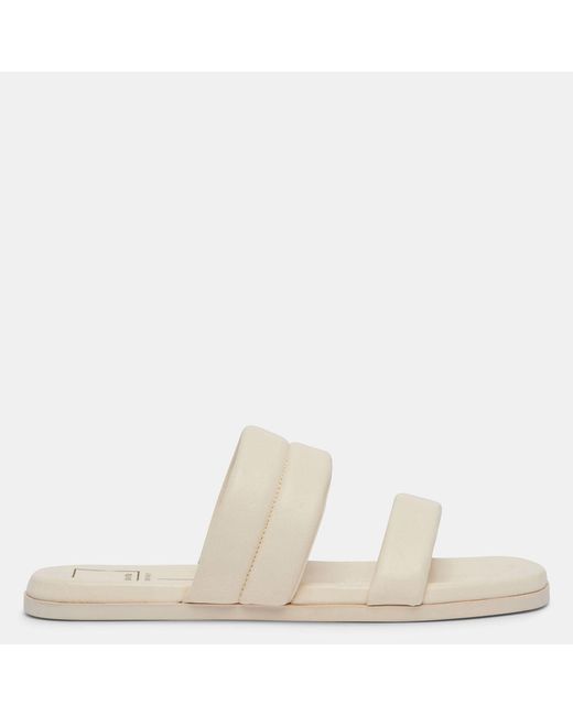 Dolce Vita Natural Adore Sandals Ivory Leather