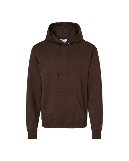 Champion Brown Powerblend Hooded Sweatshirt for men