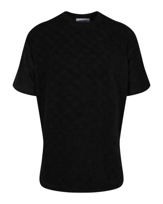 Ambush Black Monogram Sweat T-shirt for men
