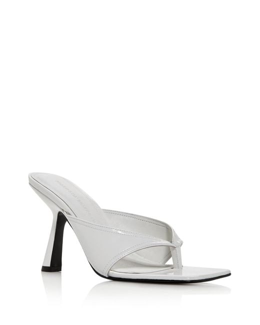 Sigerson Morrison Sm Kaliska Leather Flip Flops Thong Sandals in