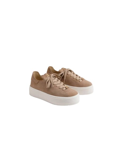 Sam Edelman Brown Pippy Platform Sneaker