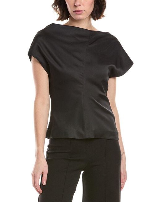 Rag & Bone Black Evelyn Top