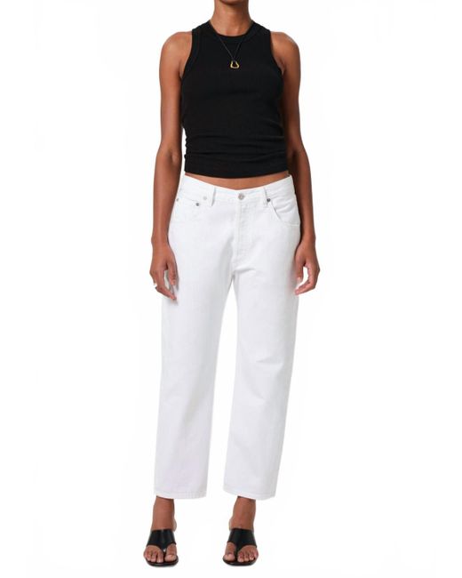 Citizens of Humanity Black Winslow Low Rise Boyfriend Jeans