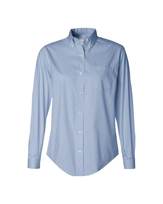 Van Heusen Blue Pinpoint Oxford Shirt