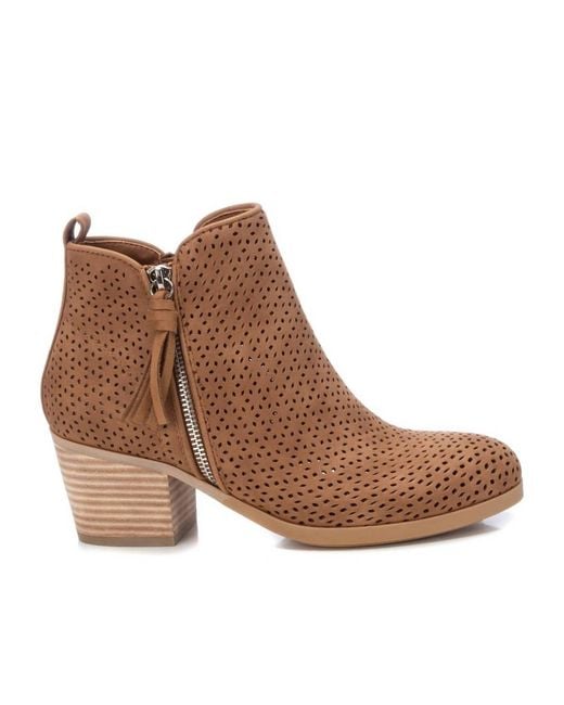 Xti Brown Ankle Boots