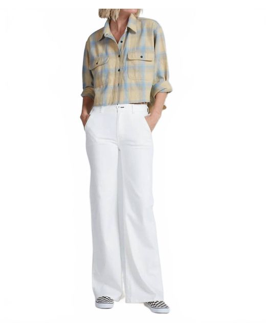 ASKK NY White Crosby Flannel Button-Down
