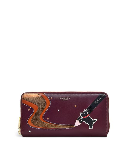 Radley Radley Creates Large Zip Around Wallet in Purple Lyst