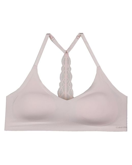 Calvin Klein Pink Invisible Lighty Lined Bralette